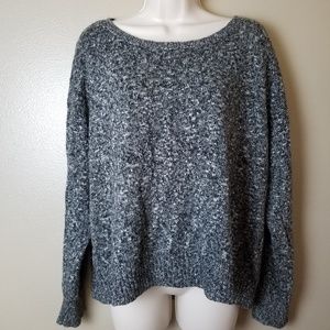 American Eagle Outfitters Blk/Gray/White Sweater